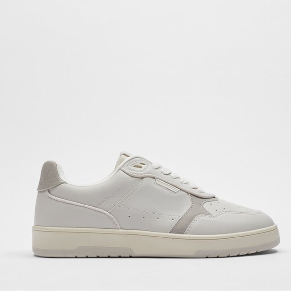 NWT - Zara Men's Retro Trainers, Beige - Size 11 - Picture 5 of 12